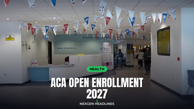 ACA open enrollment 2027 - Nexgen Headlines