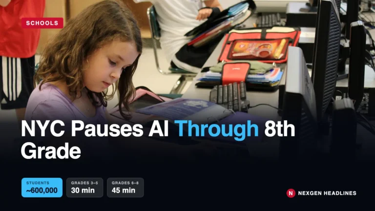 NYC schools AI ban through 8th grade