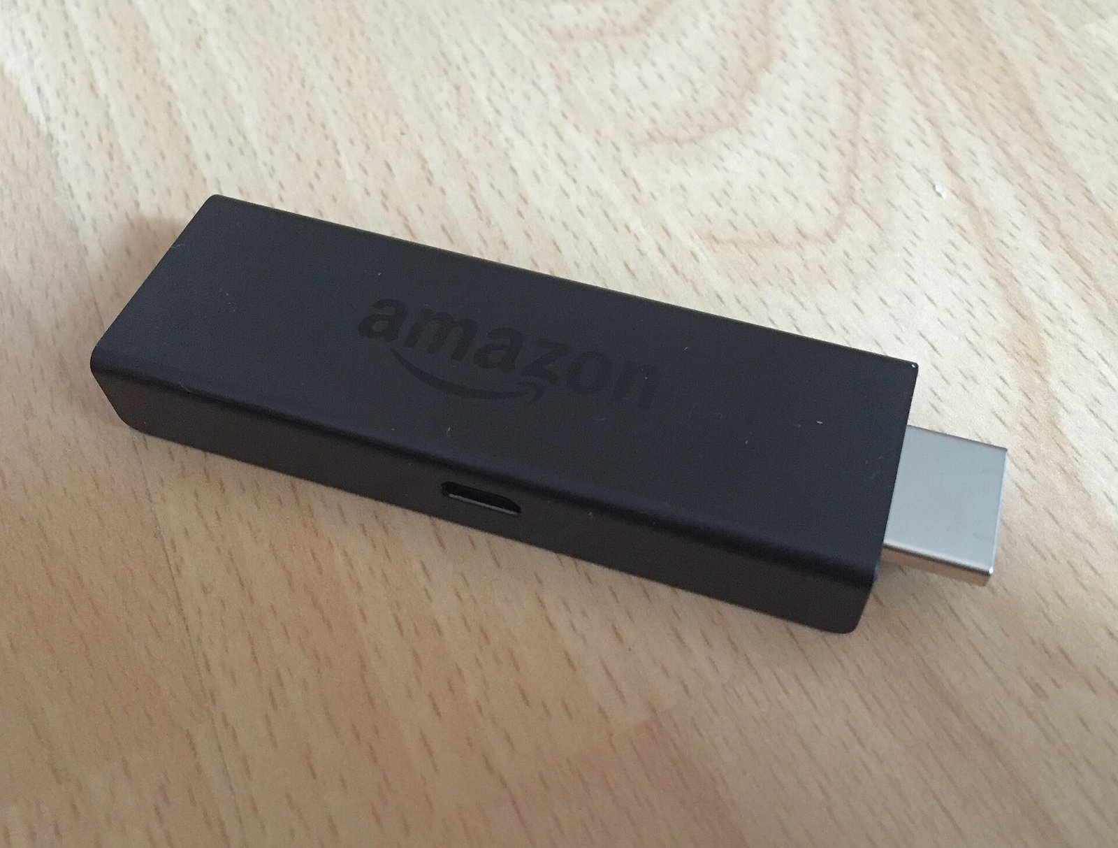 An Amazon Fire TV Stick streaming device