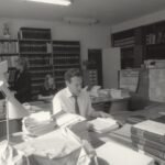 Office workers at their desks