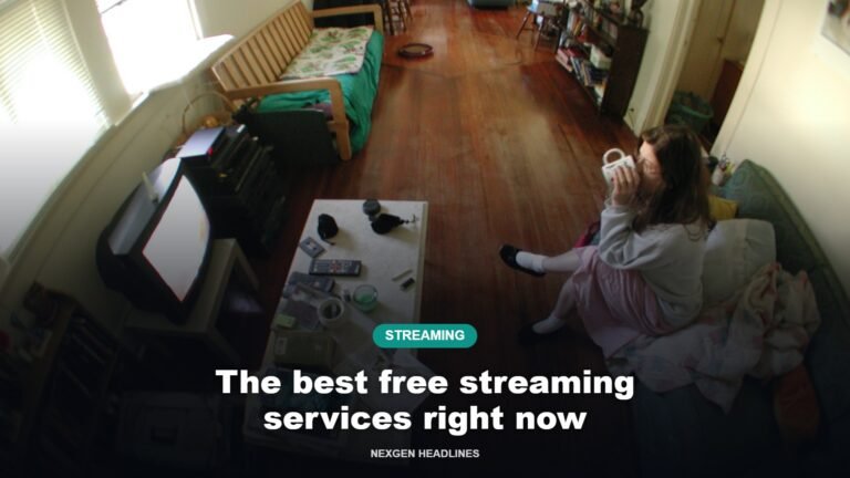 A living room television, illustrating free streaming services in the US
