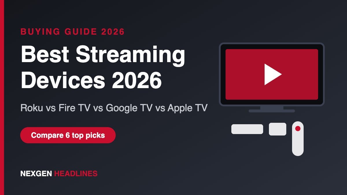Best streaming devices 2026: Roku vs Fire TV vs Google TV vs Apple TV