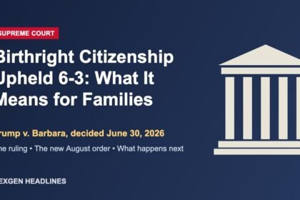 Supreme Court upholds birthright citizenship in Trump v. Barbara