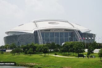 AT&T Stadium in Arlington, Texas, home of the Dallas Cowboys