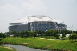 AT&T Stadium in Arlington, Texas, home of the Dallas Cowboys
