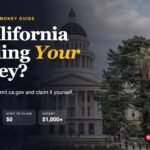 California State Capitol in Sacramento with text: Is California holding your money?