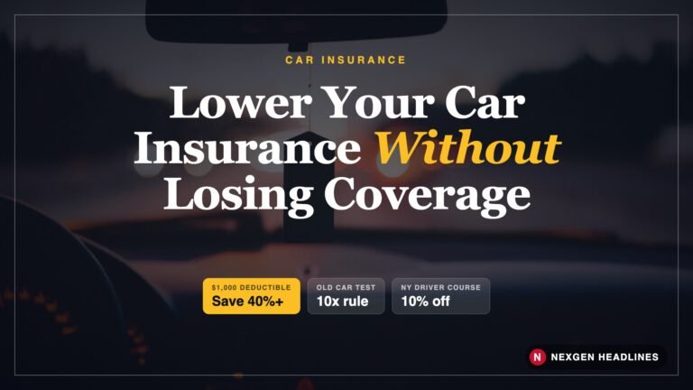How to lower car insurance without losing coverage featured image