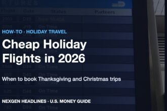 How to find cheap Thanksgiving and Christmas flights
