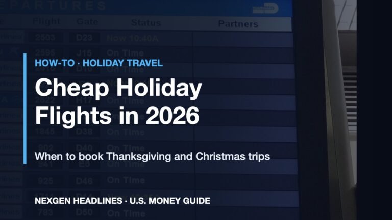 How to find cheap Thanksgiving and Christmas flights