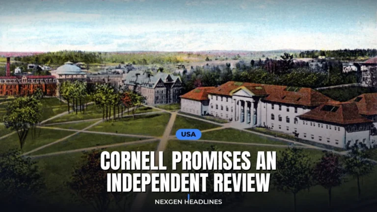 Cornell promises an independent review - Nexgen Headlines