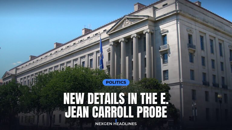 New details in the E. Jean Carroll probe - Nexgen Headlines