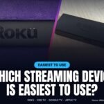 Roku and Amazon Fire TV streaming sticks side by side for an ease-of-use comparison