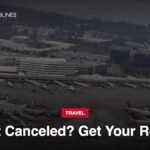 Aerial view of Seattle-Tacoma International Airport terminal and aircraft