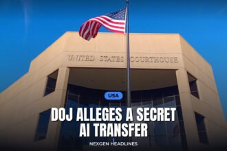 DOJ alleges a secret AI transfer - Nexgen Headlines