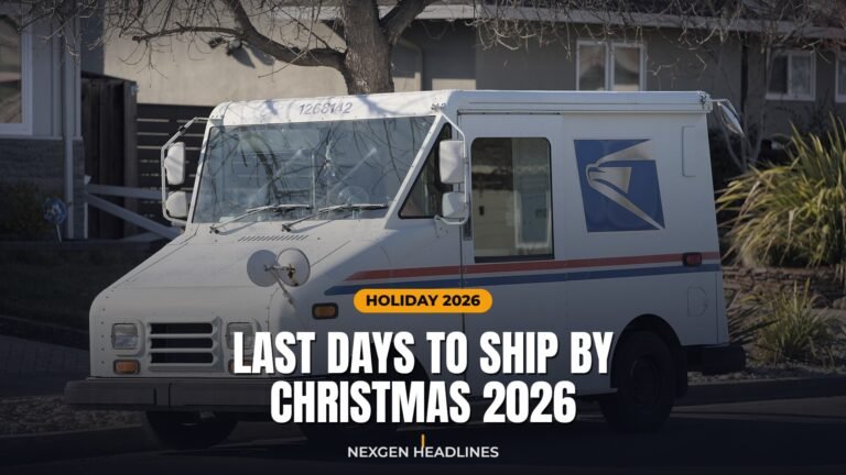 Last days to ship by Christmas 2026 - Nexgen Headlines