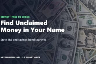 How to find unclaimed money in your name