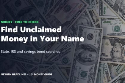How to find unclaimed money in your name