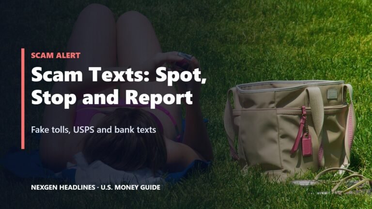 How to spot and report scam text messages