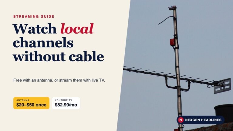 Rooftop TV antenna: how to watch local channels without cable