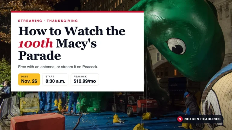 How to Watch the 2026 Macy's Thanksgiving Day Parade Without Cable