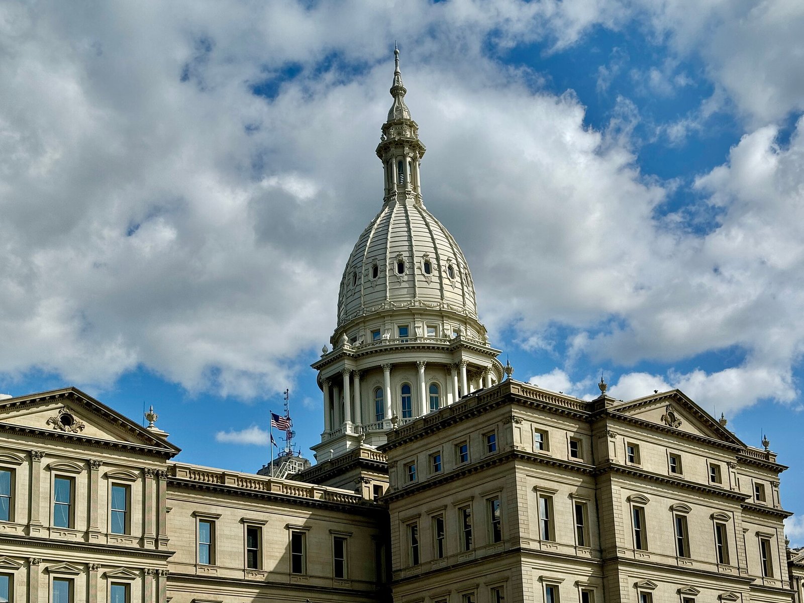 Dome of the Michigan State Capitol in Lansing