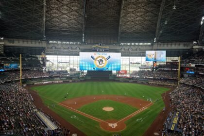 A Milwaukee Brewers home game at American Family Field