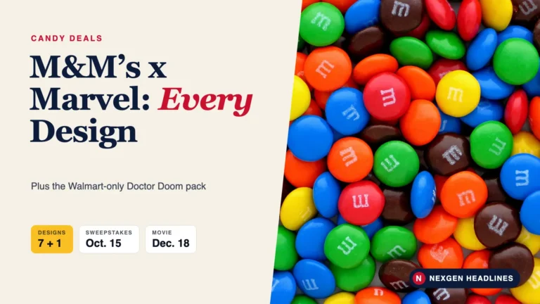 M&M's Marvel packs every design