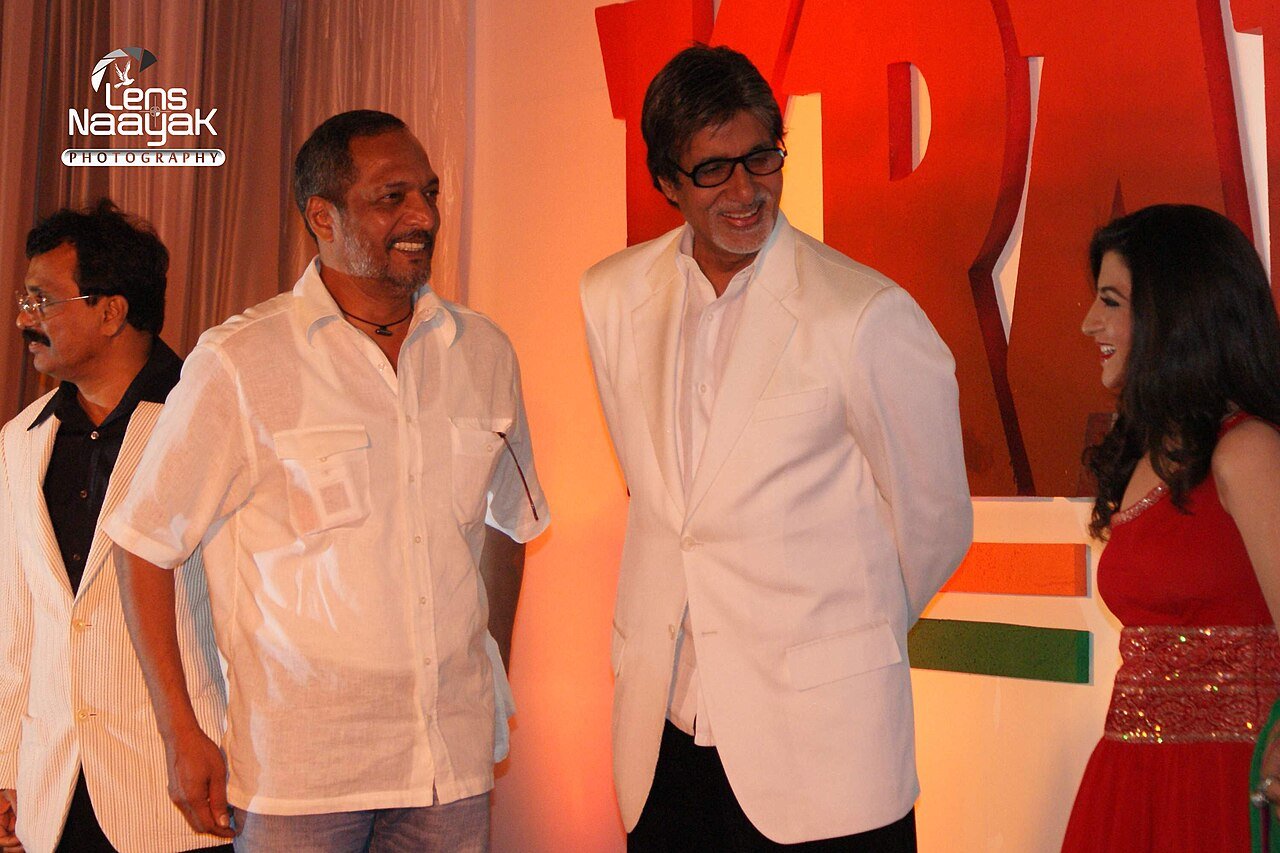 Nana Patekar with Amitabh Bachchan