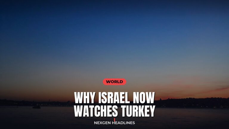Why Israel now watches Turkey - Nexgen Headlines