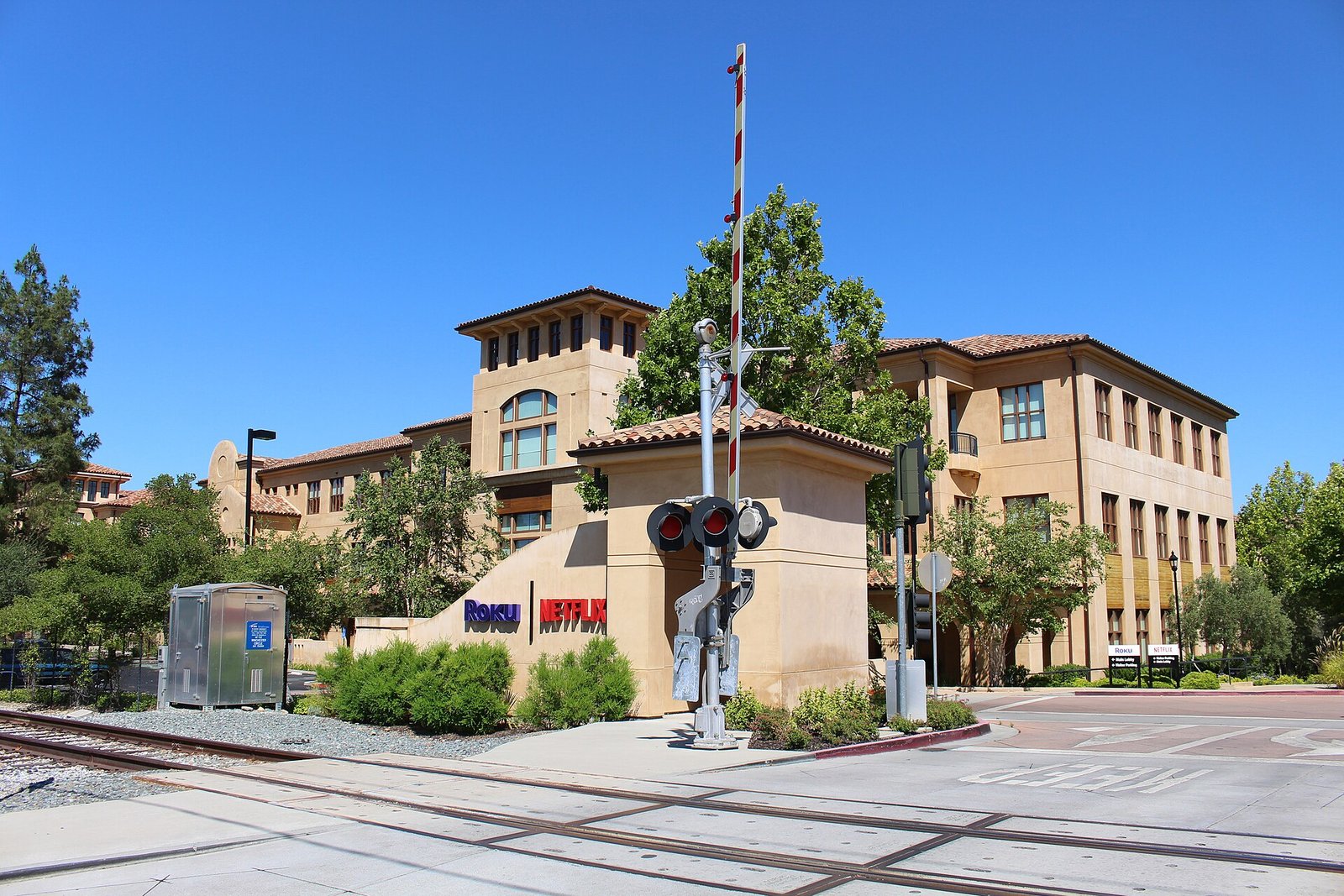 A Netflix office building in Los Gatos, California