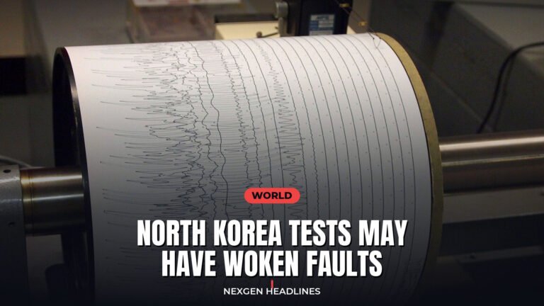 North Korea tests may have woken faults - Nexgen Headlines