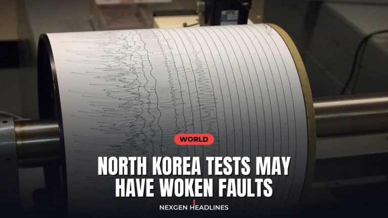 North Korea tests may have woken faults - Nexgen Headlines