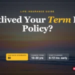 Two people walking on a beach at sunset: what happens if you outlive term life insurance