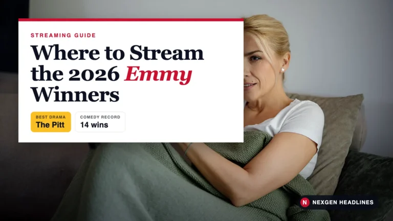 Where to stream the 2026 Emmy winners