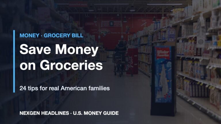 How to save money on groceries