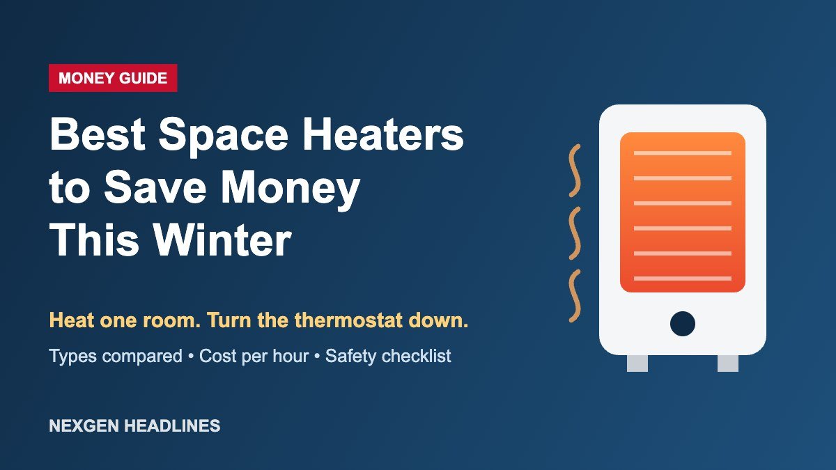Best space heaters to save money this winter