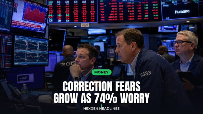 Correction fears grow as 74% worry - Nexgen Headlines