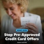 A credit card in a woman's hand