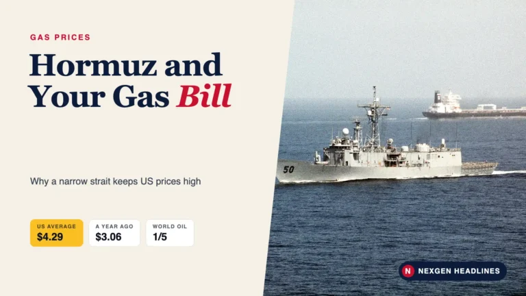 Strait of Hormuz and US gas prices