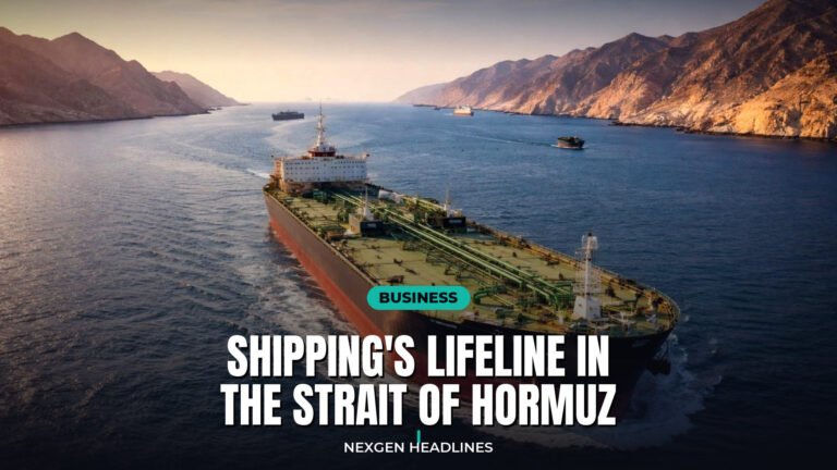 Shipping's lifeline in the Strait of Hormuz - Nexgen Headlines