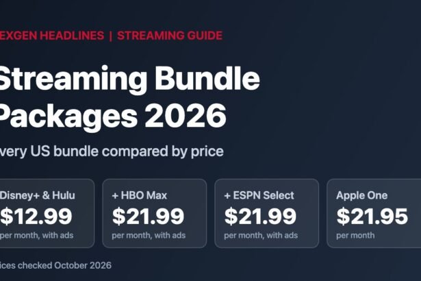 Streaming bundle packages 2026 price comparison