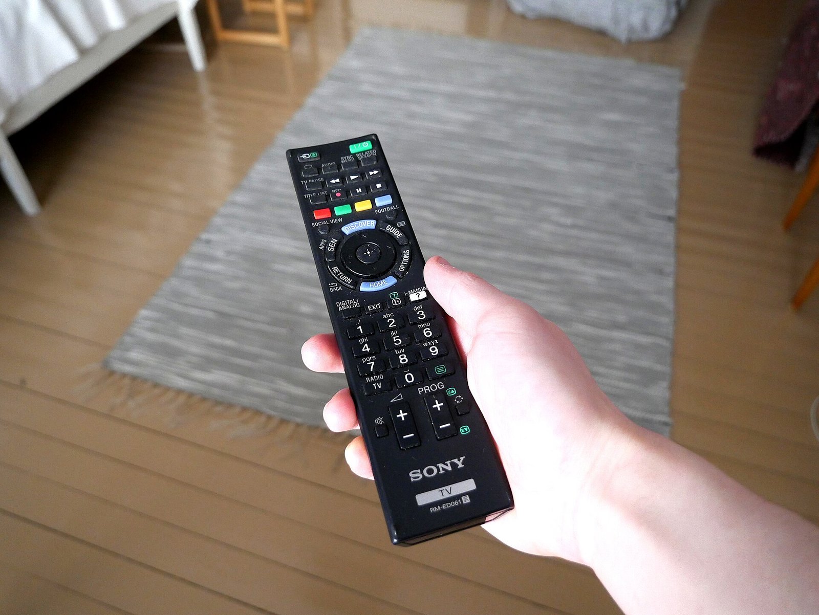 Choosing a streaming app with a TV remote