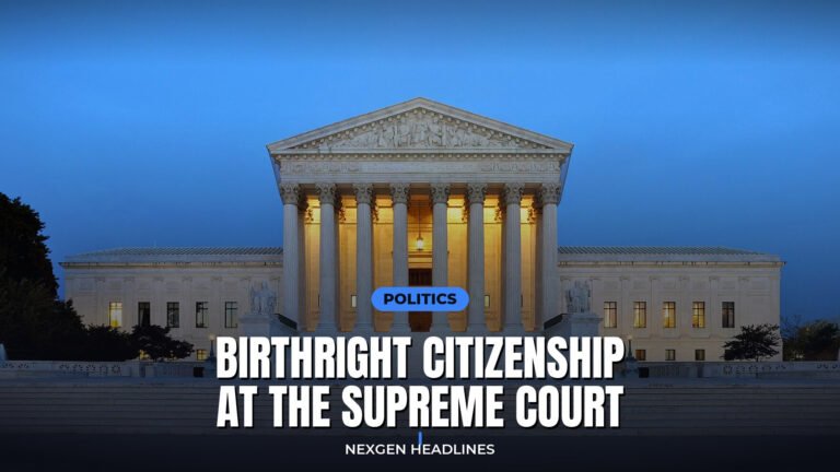 Birthright citizenship at the Supreme Court - Nexgen Headlines