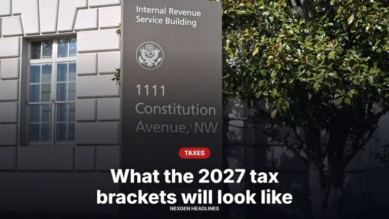 The IRS building sign in Washington DC