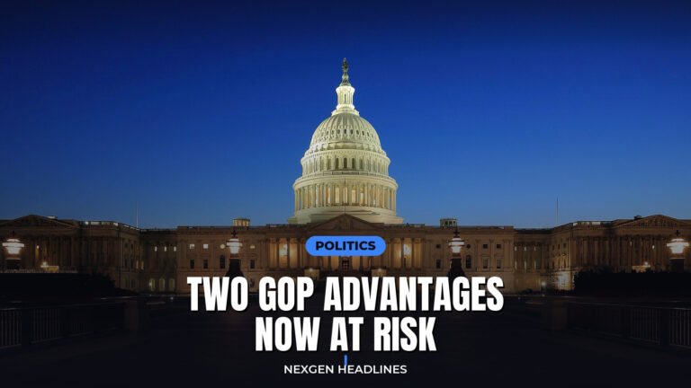 Two GOP advantages now at risk - Nexgen Headlines