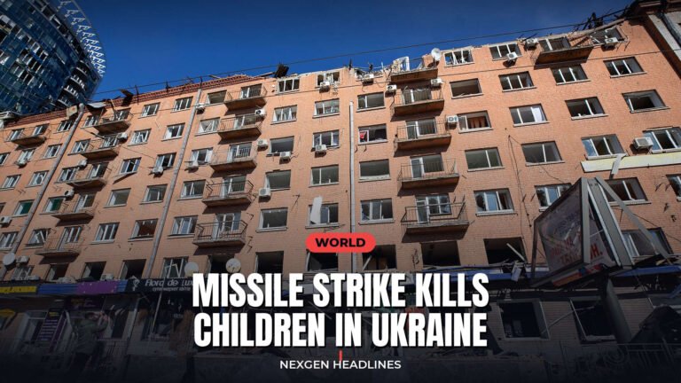 Missile strike kills children in Ukraine - Nexgen Headlines