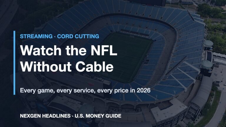 How to watch the NFL without cable in 2026