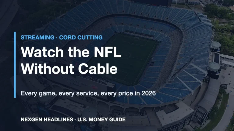 How to watch the NFL without cable in 2026